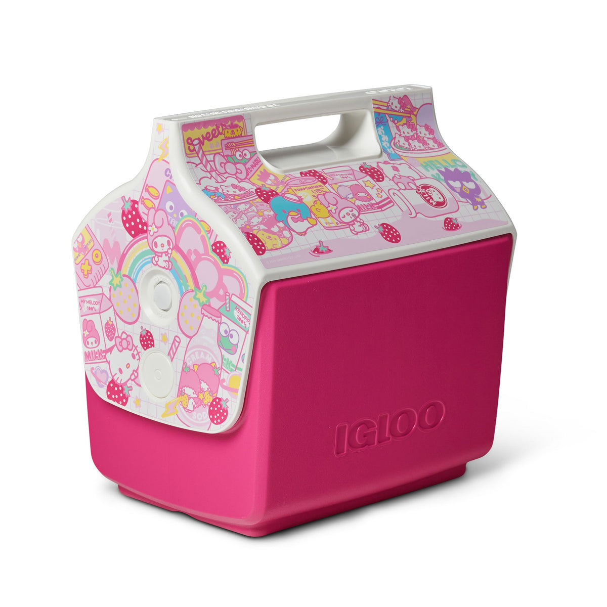 Hello Kitty and Friends x Igloo Little Playmate Cooler, Strawberry Milk
