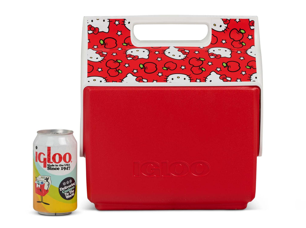 Hello Kitty x Igloo Apples Little Playmate 7 Qt Cooler, Red