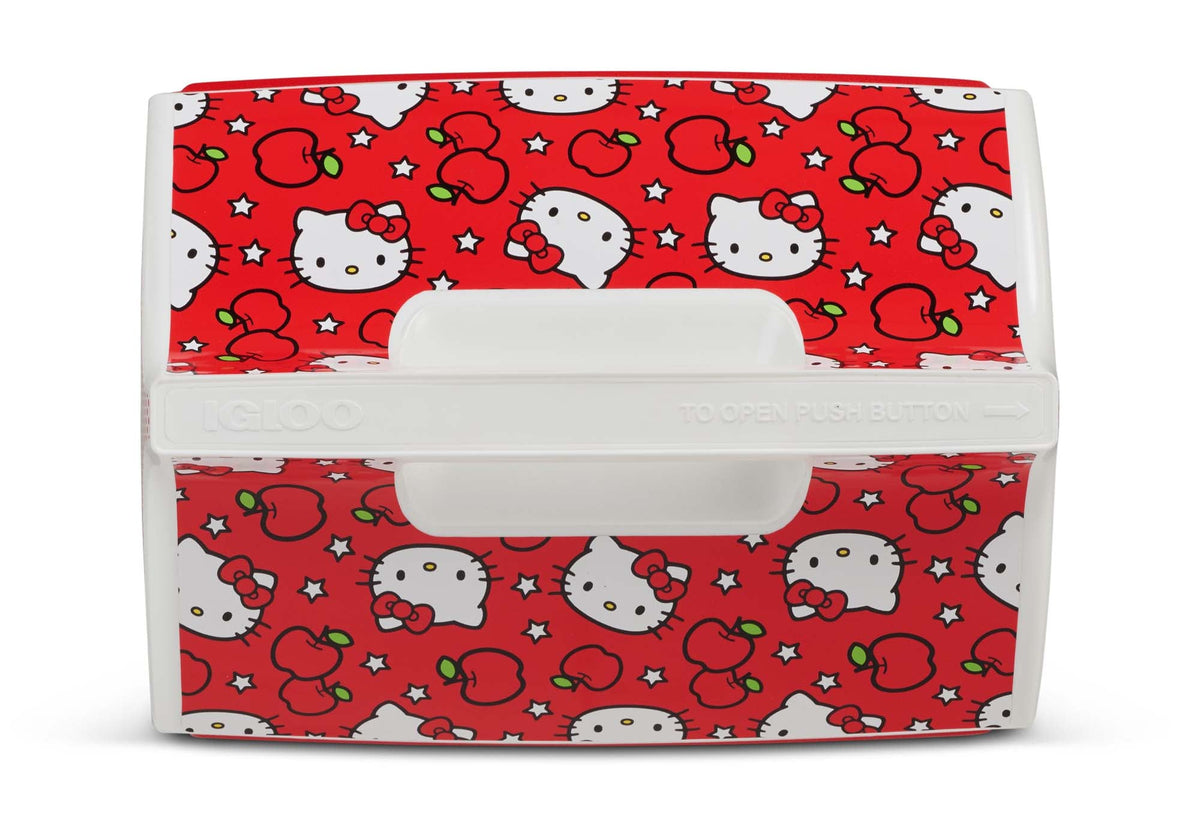 Hello Kitty x Igloo Apples Little Playmate 7 Qt Cooler, Red