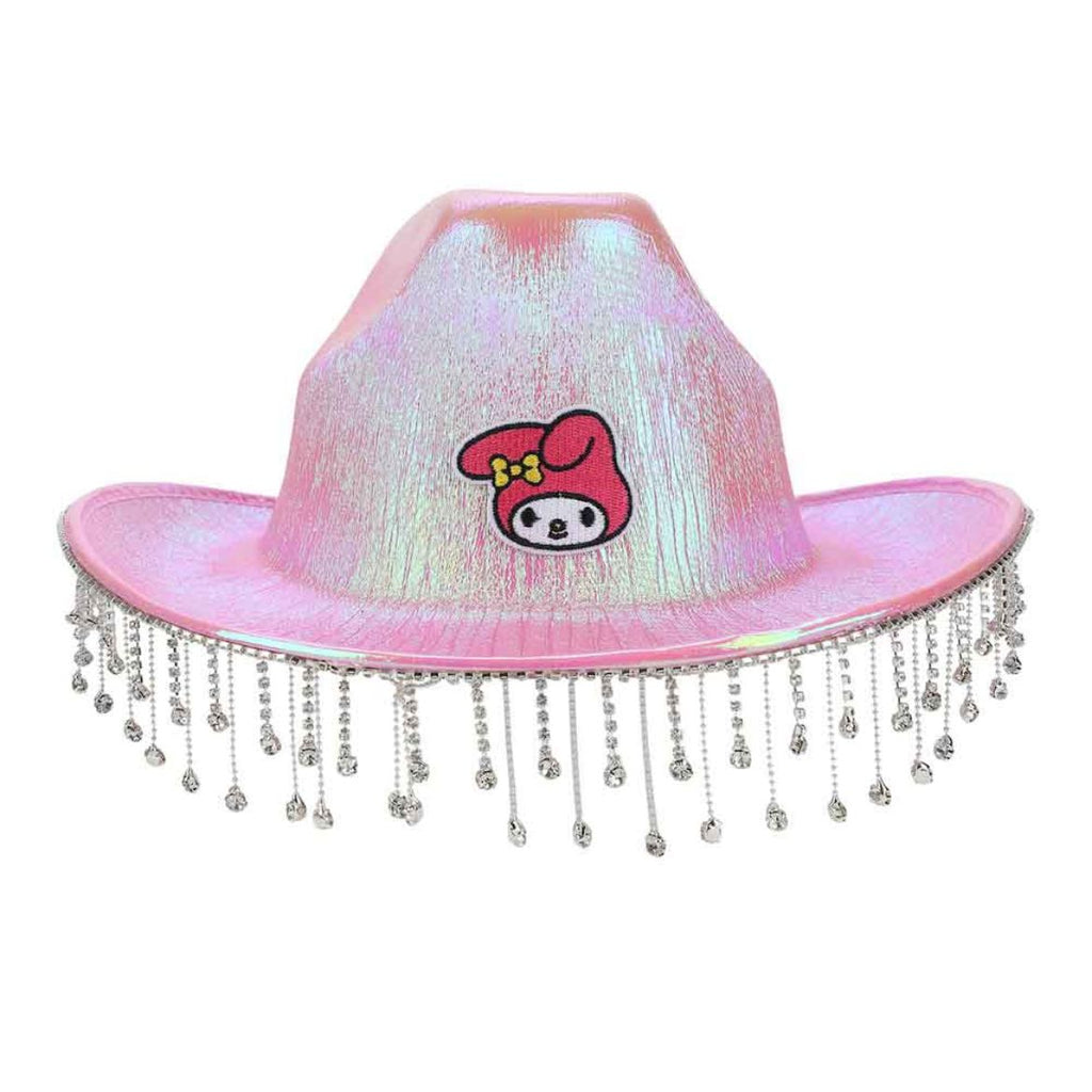 My Melody Pink Embellished Cowboy Hat, One Size