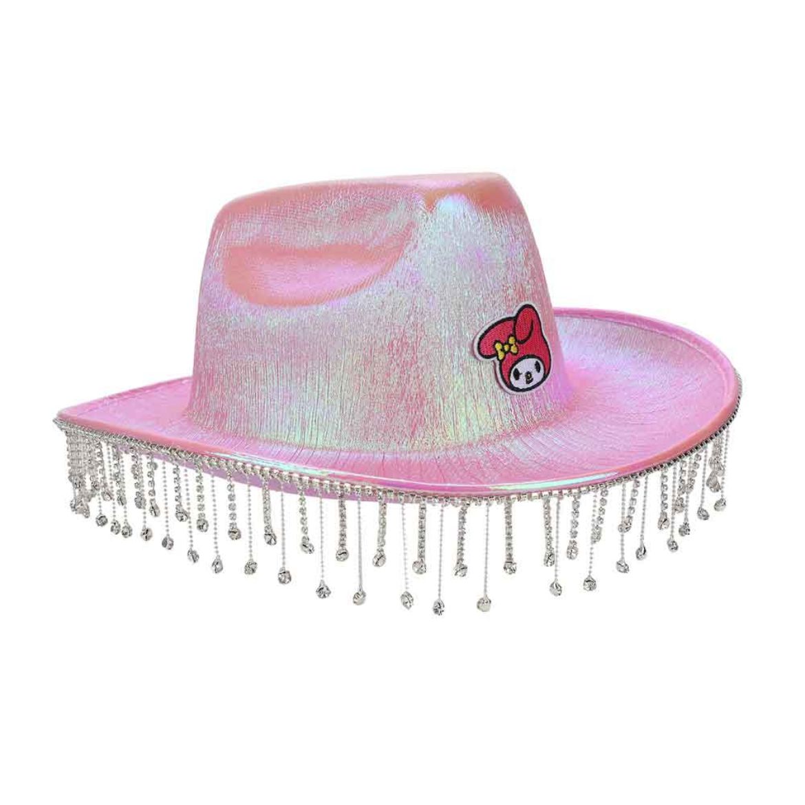My Melody Pink Embellished Cowboy Hat, One Size