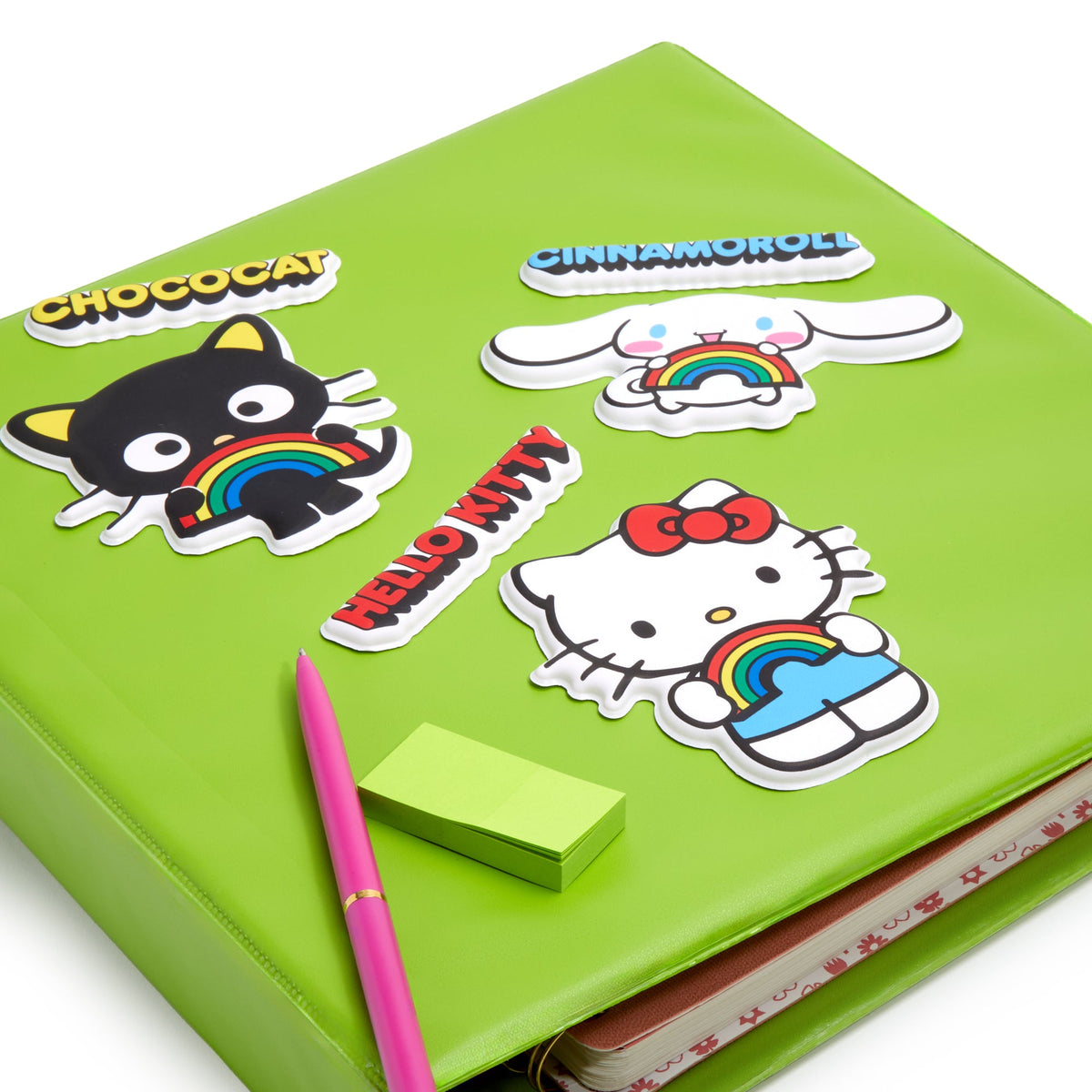 Hello Kitty Rainbow Big Puffy PipSticker