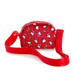 Hello Kitty Ruby Red Plush Face Crossbody Bag
