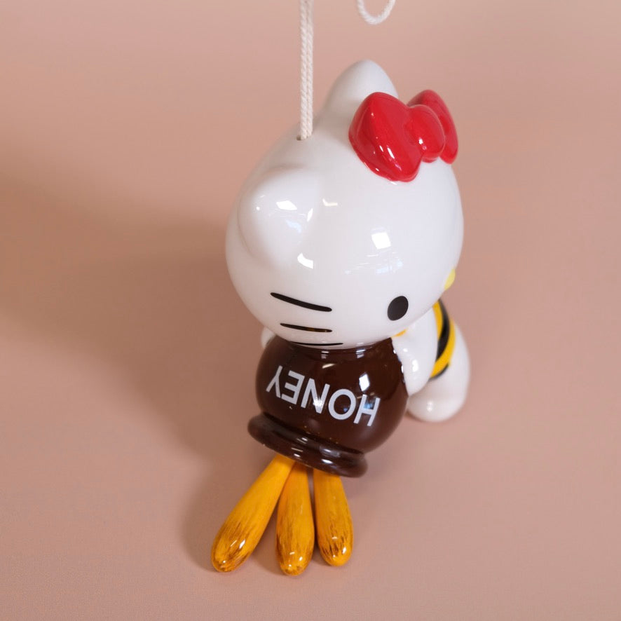 Hello Kitty Bumblebee Bumble Bee Ceramic Wind Chime