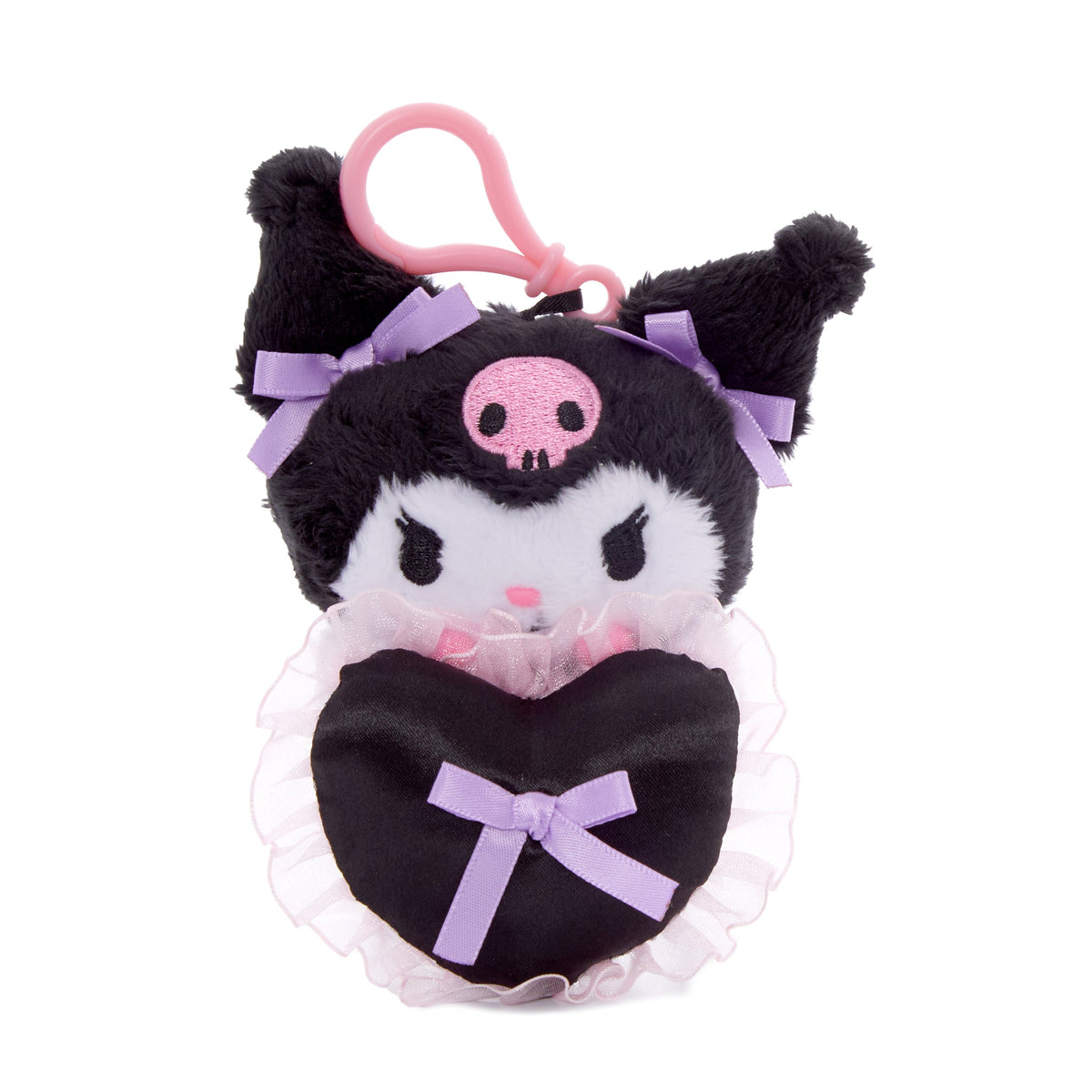Kuromi Lovely Ribbons Plush Mascot Clip