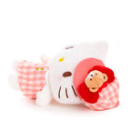 Hello Kitty Gingham Cap 8 Inch Plush