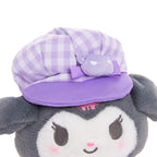 Kuromi Gingham Cap 8 Inch Plush