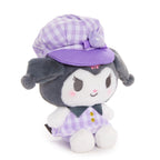 Kuromi Gingham Cap 8 Inch Plush
