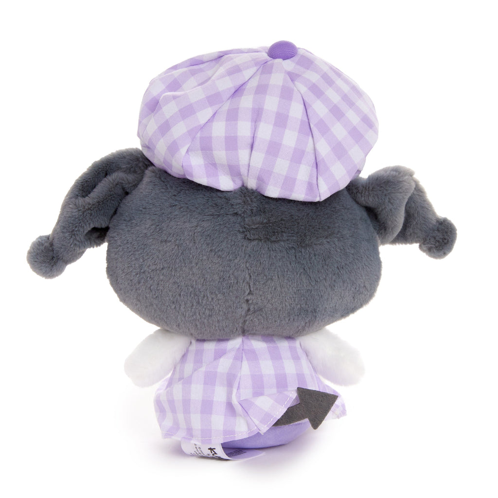 Kuromi Gingham Cap 8 Inch Plush