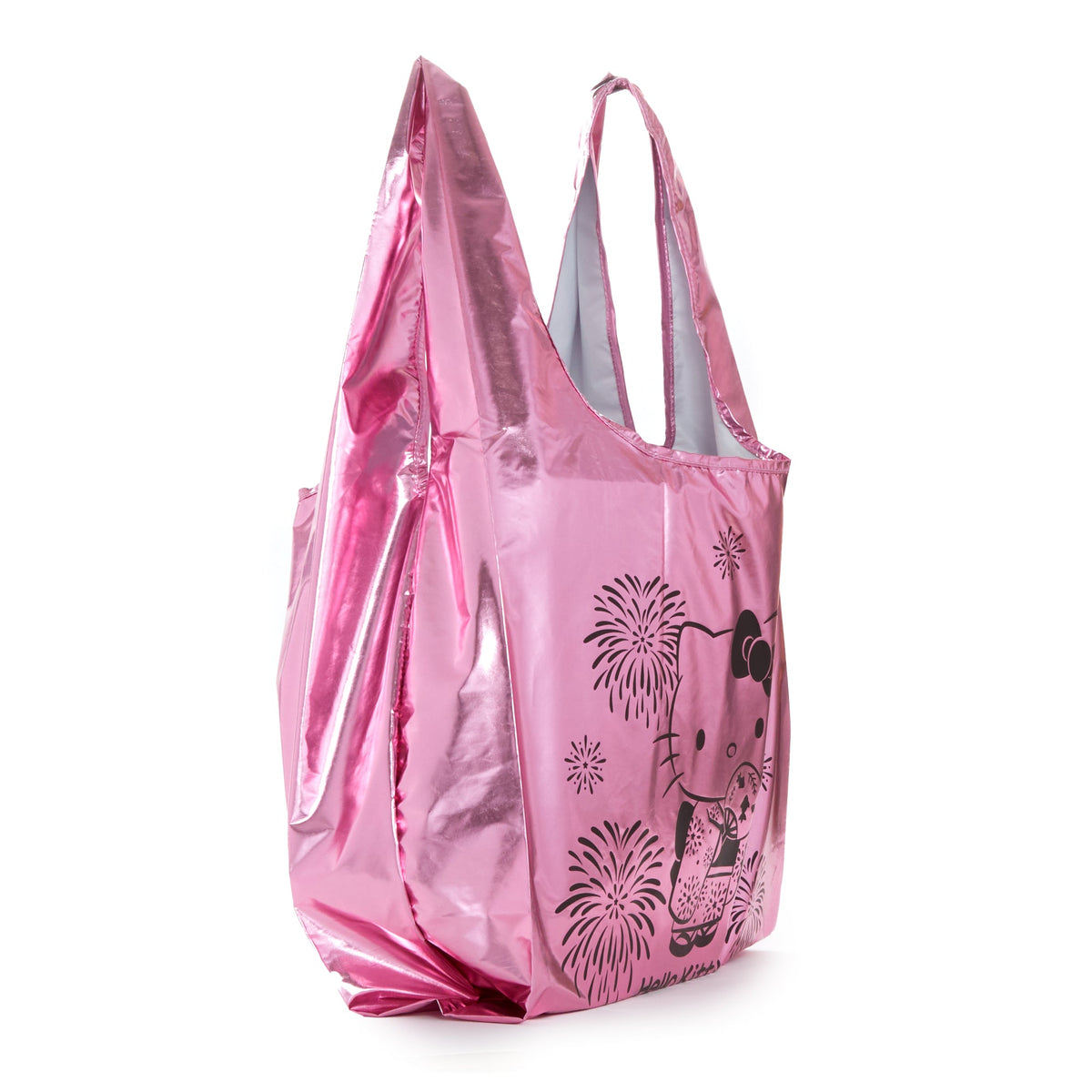 Hello Kitty Reusable Foldable Tote Bag, Hanabi Fireworks Series