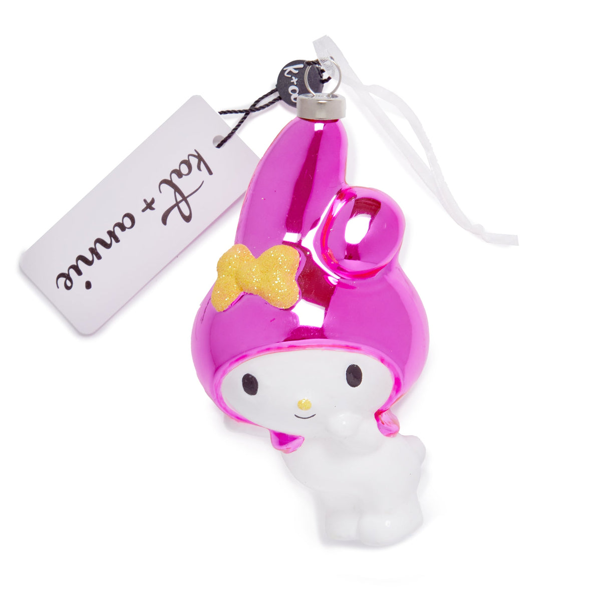 My Melody X Kat Annie Glass Christmas Ornament, 5 Inch