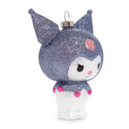 Kuromi X Kat Annie Glass Christmas Ornament, 5 Inch