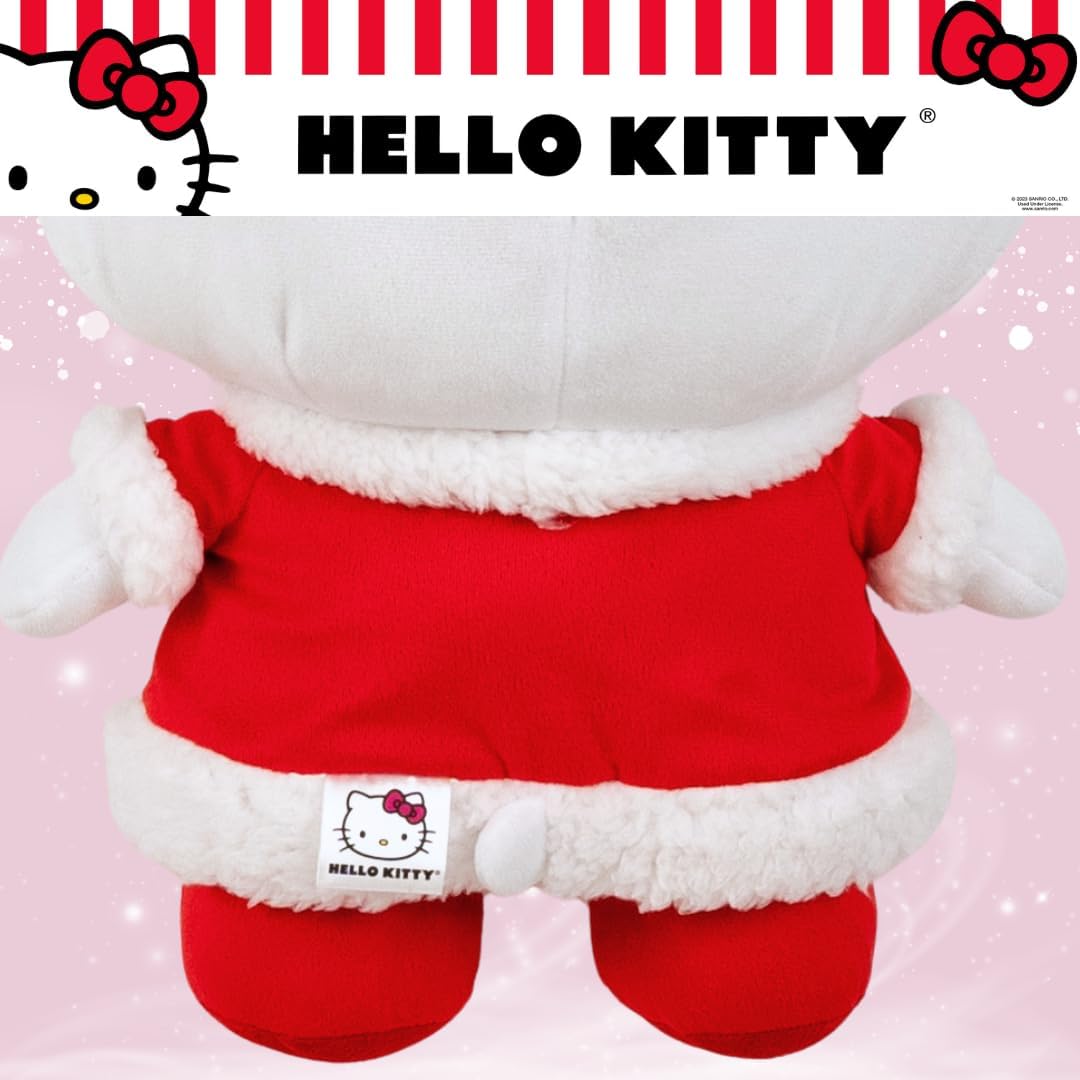 Hello Kitty Holiday Plush Cuddle Pillow Buddy, 20 Inch