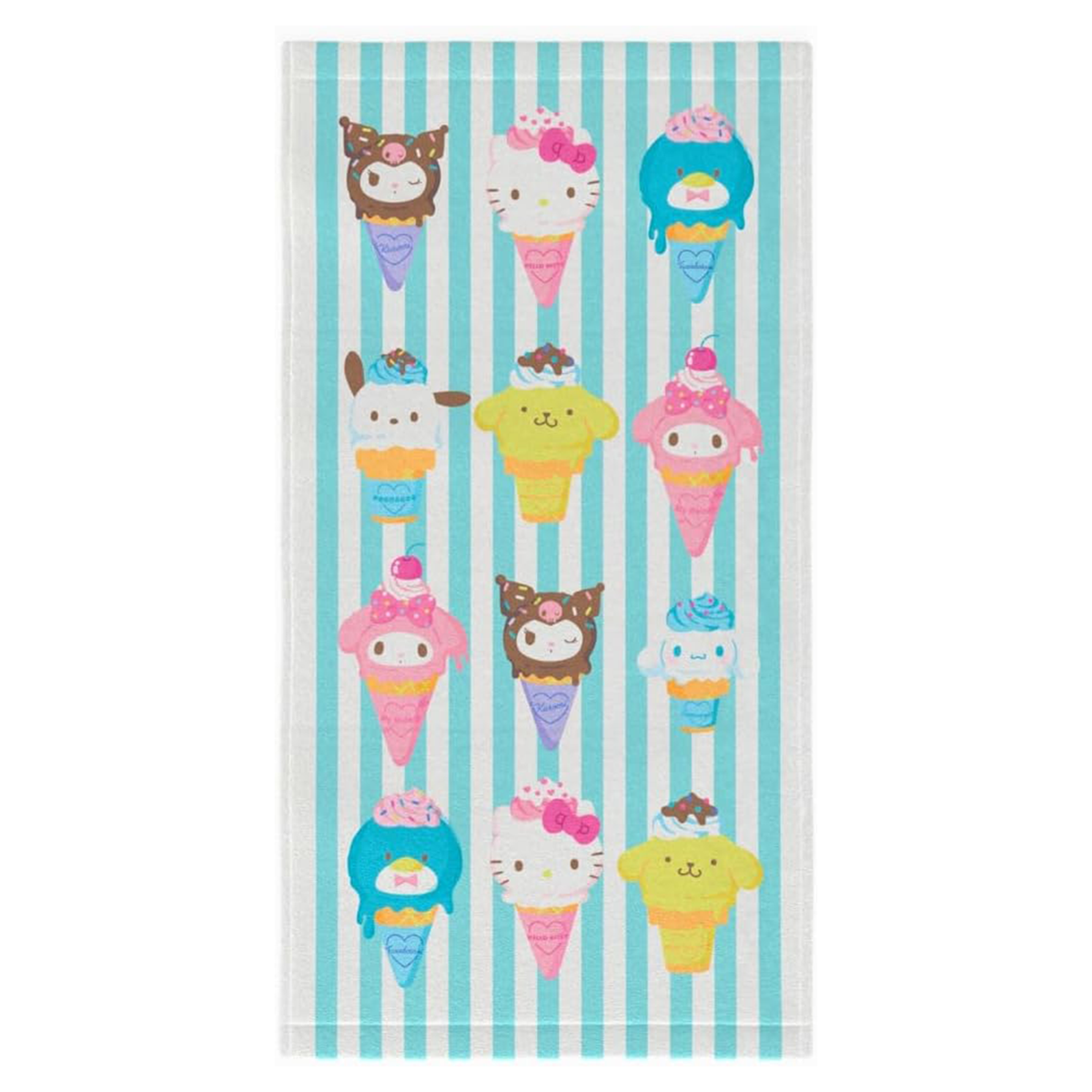Hello Kitty and Friends Beach Towel (Ice Cream)