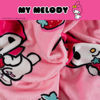 My Melody Strawberry Fields Throw Blanket