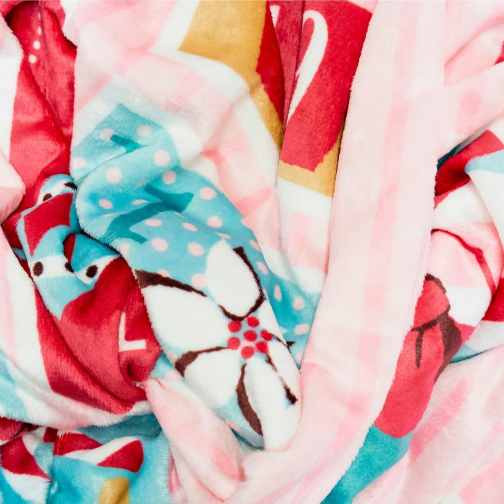 Hello Kitty Holiday Advent Calendar Throw Blanket