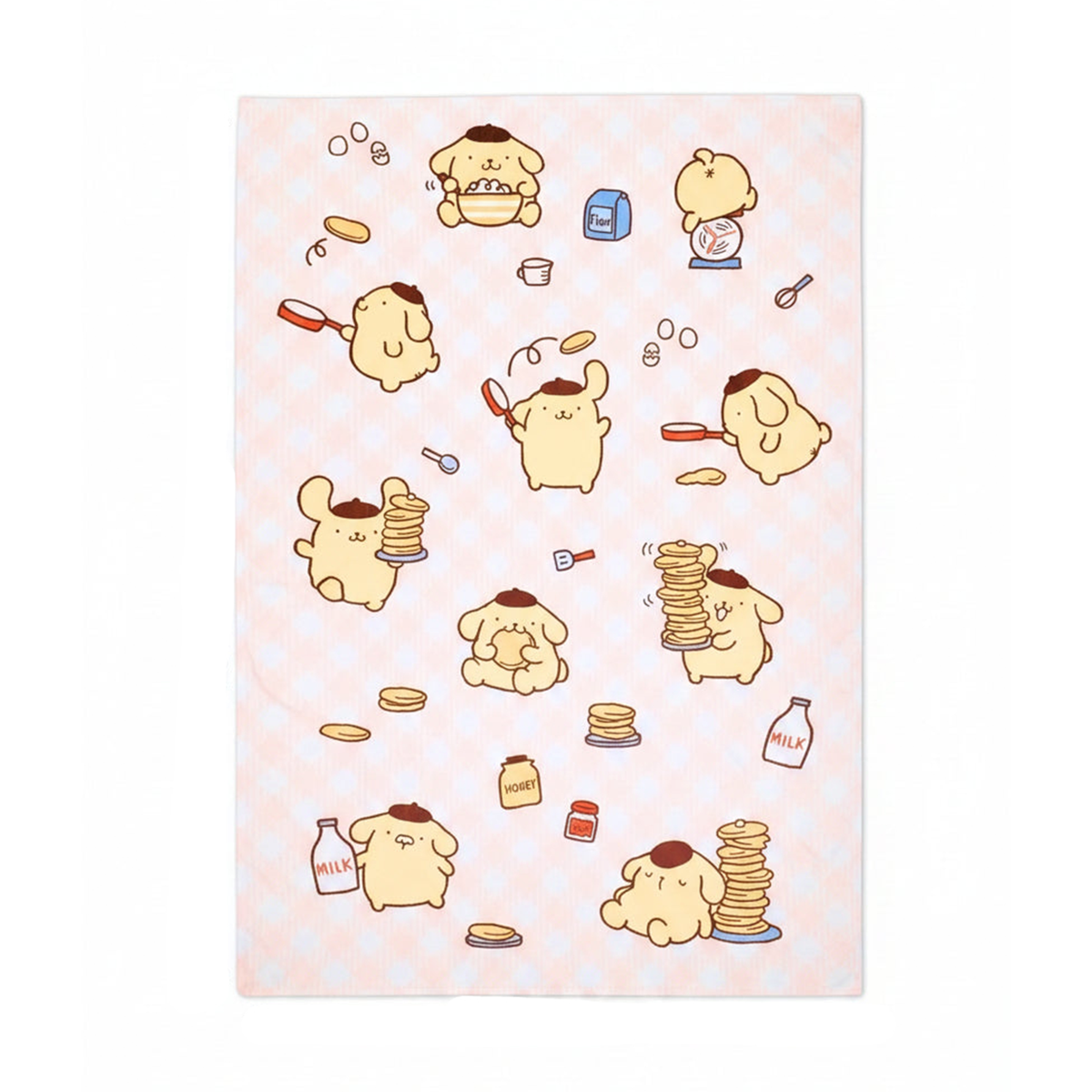Pompompurin Throw Blanket (Pancakes)