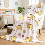 Pompompurin Pancakes Throw Blanket