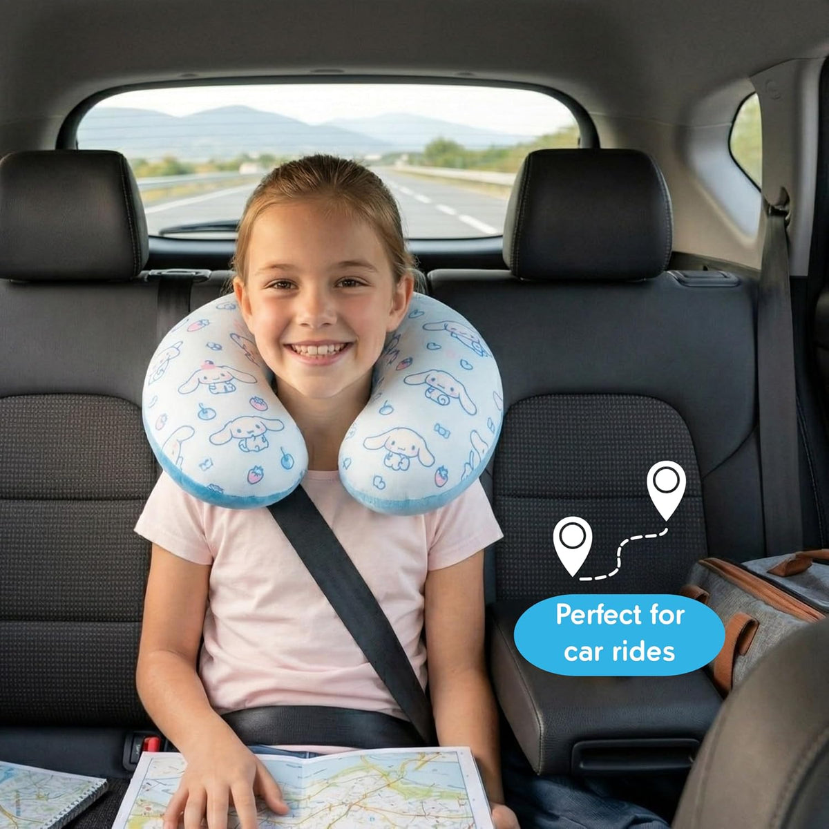 Cinnamoroll Travel Neck Pillow, Cloud Snuggles