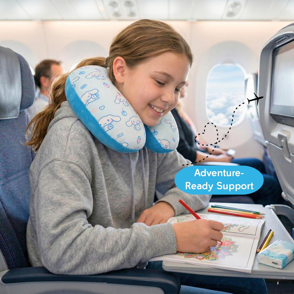 Cinnamoroll Travel Neck Pillow, Cloud Snuggles