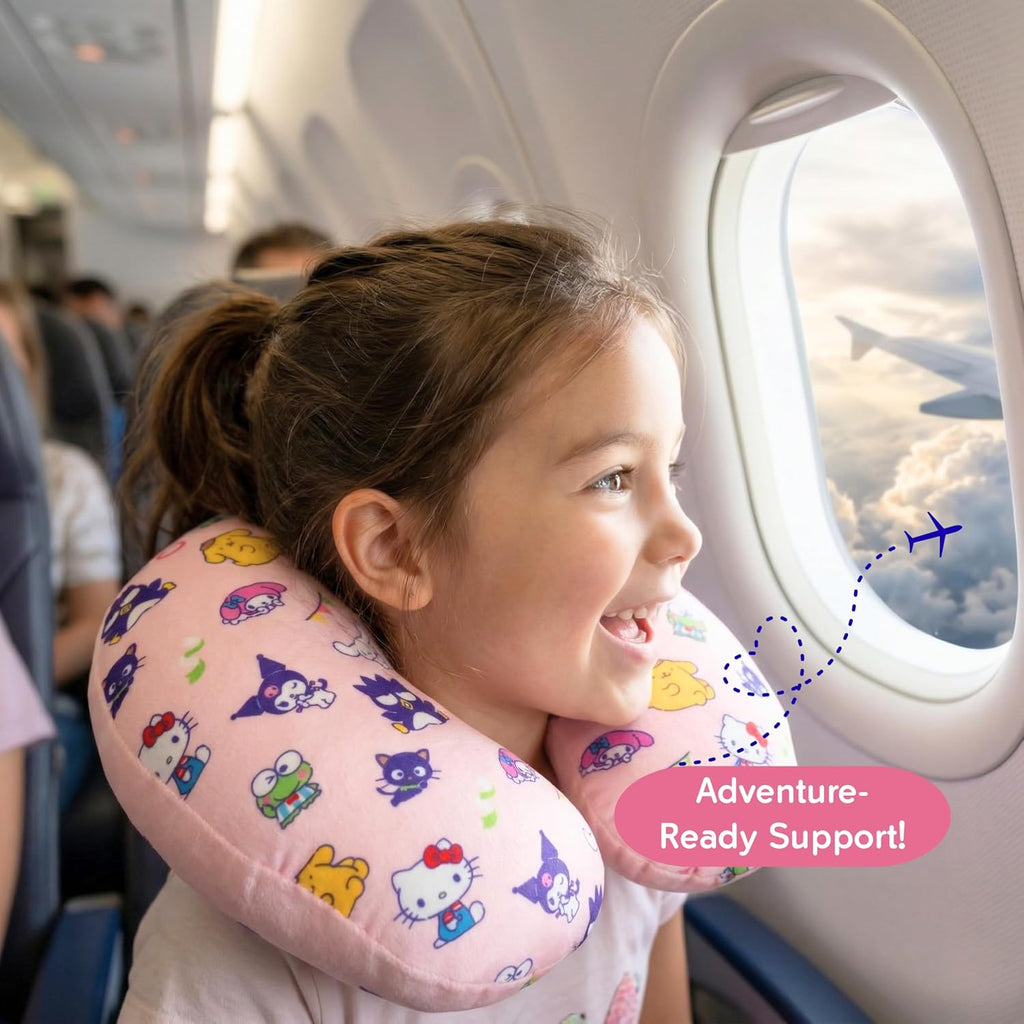Hello Kitty and Friends Travel Neck Pillow, Travel Crew