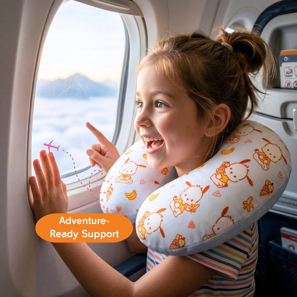 Pochacco Travel Neck Pillow, Bananas