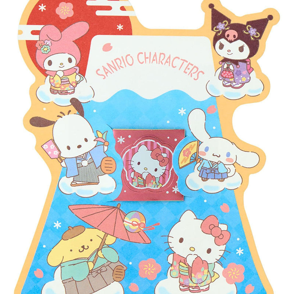 Sanrio Characters New Year Enclosure Envelope 6 Piece Set, Fuji Rock