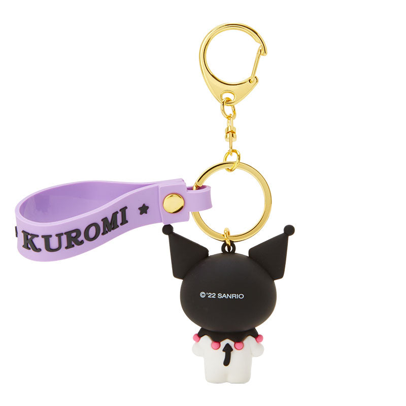Kuromi Signature Molded Mascot Keychain
