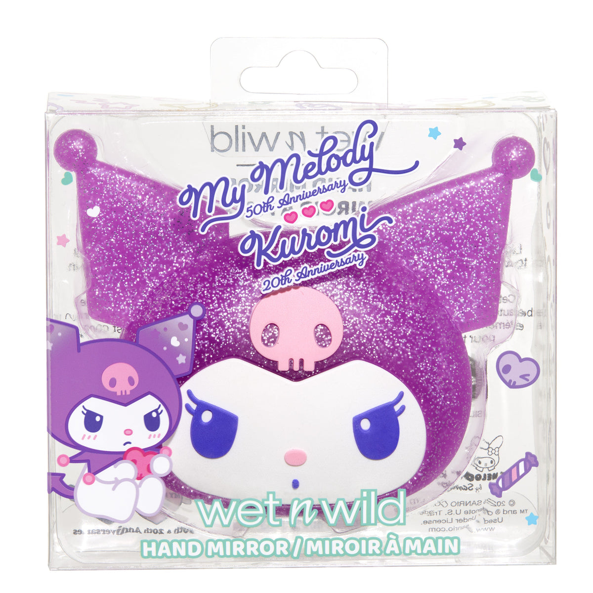 My Melody & Kuromi x Wet n Wild Hand Mirror (Kuromi)