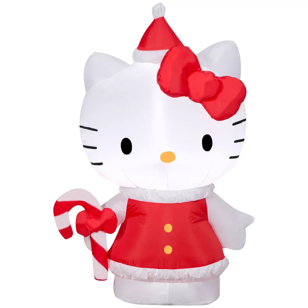 Hello Kitty 3.5 Foot Holiday Dress Airblown Christmas Inflatable