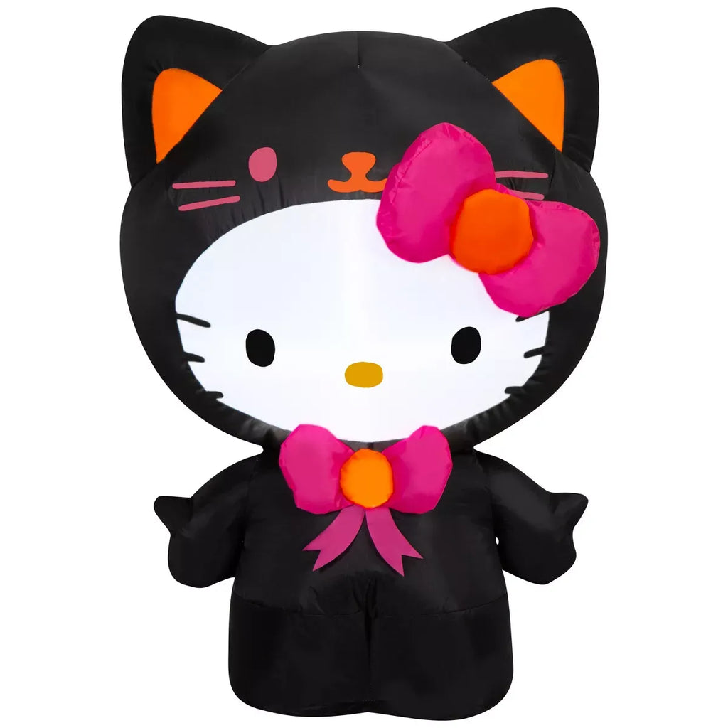 Hello Kitty 3 Foot Airblown Halloween Inflatable, Black Cat