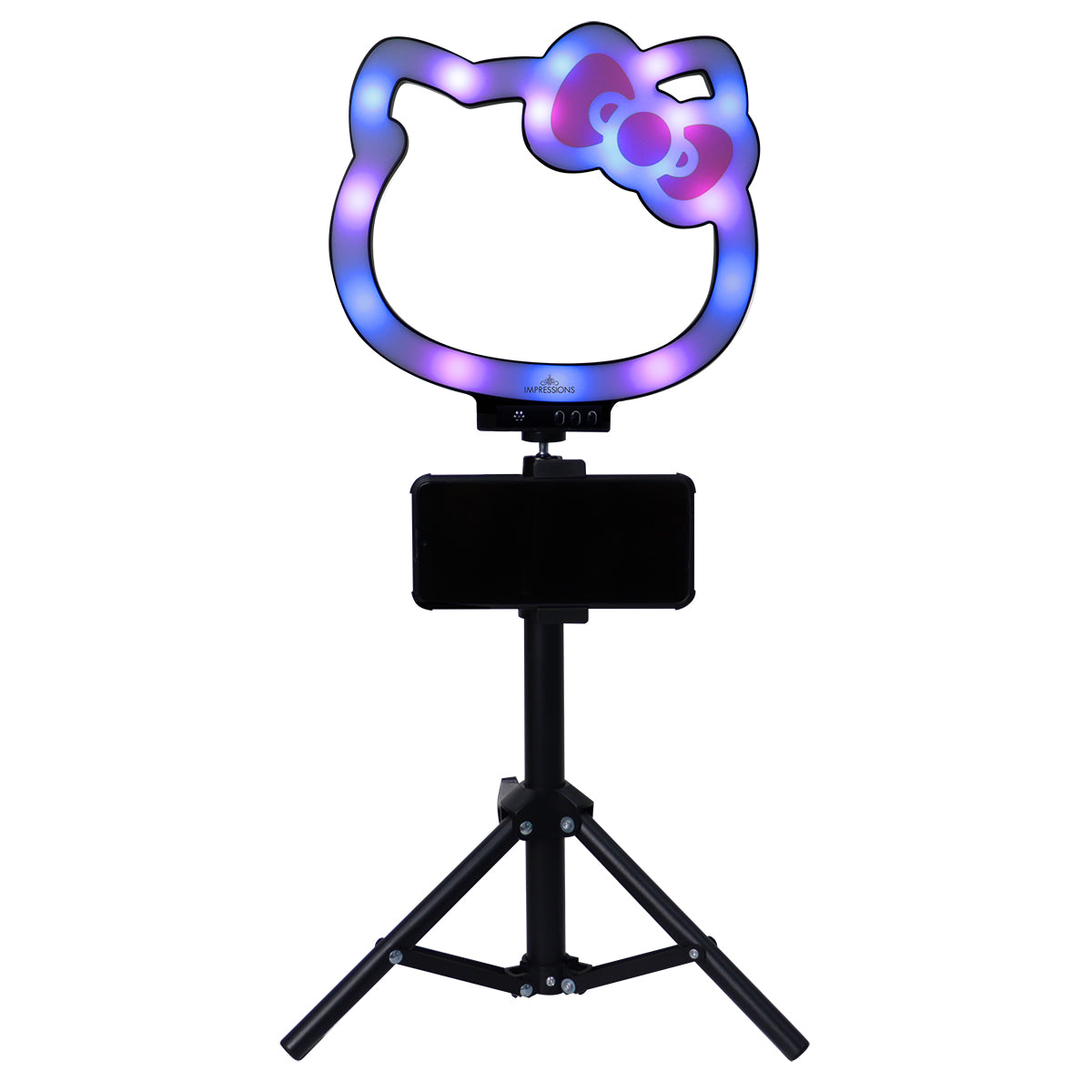 Hello Kitty X Impressions Vanity 10 Inch Rgb Desktop Ring Light Tripod