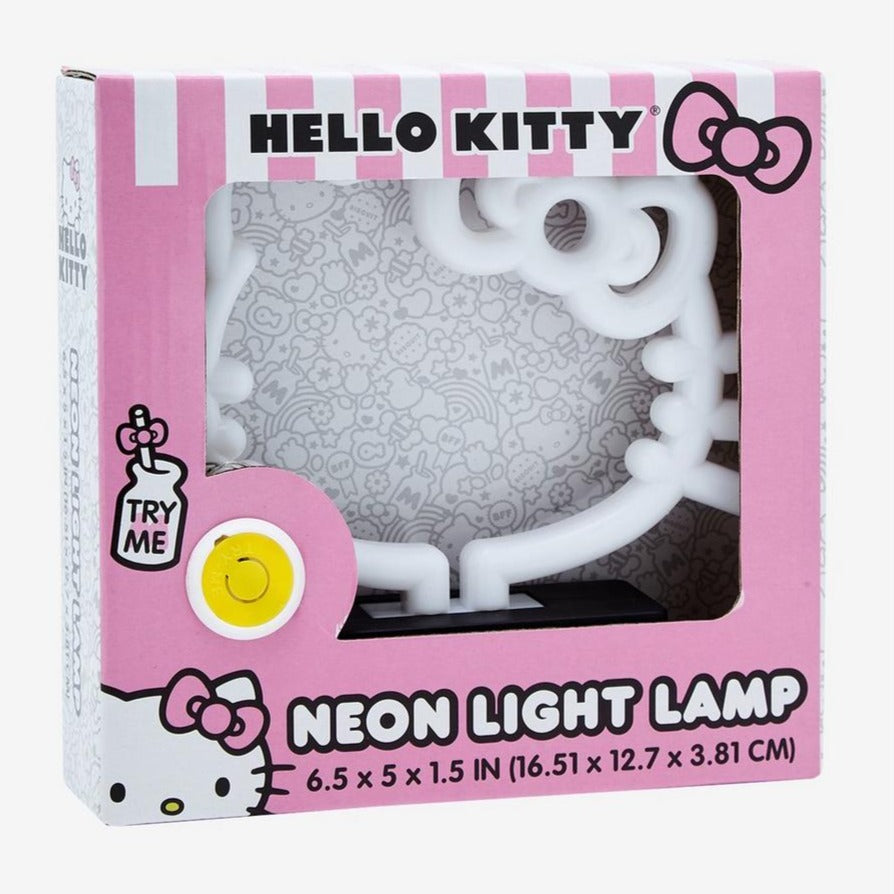 Hello Kitty Silhouette Neon Light LED Lamp, Pink