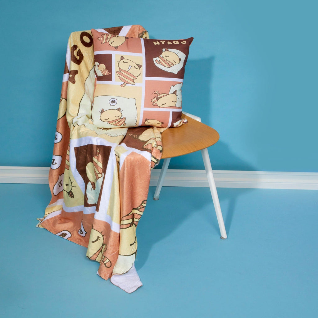 Nyago Lazy Day Plush Throw Blanket