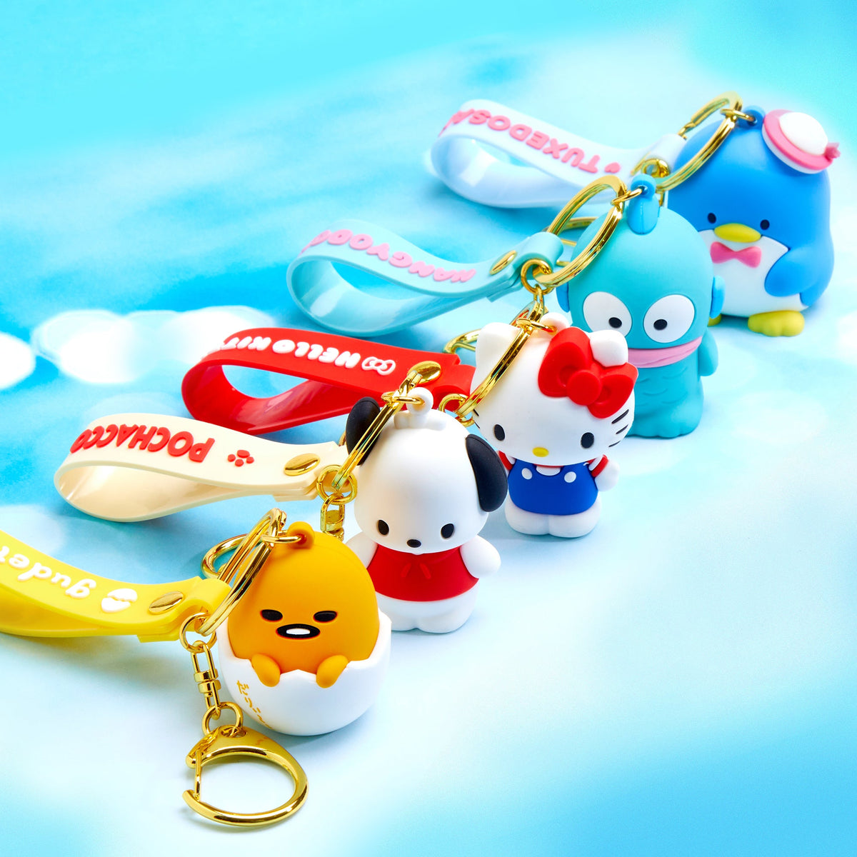 Pochacco Molded Signature Keychain