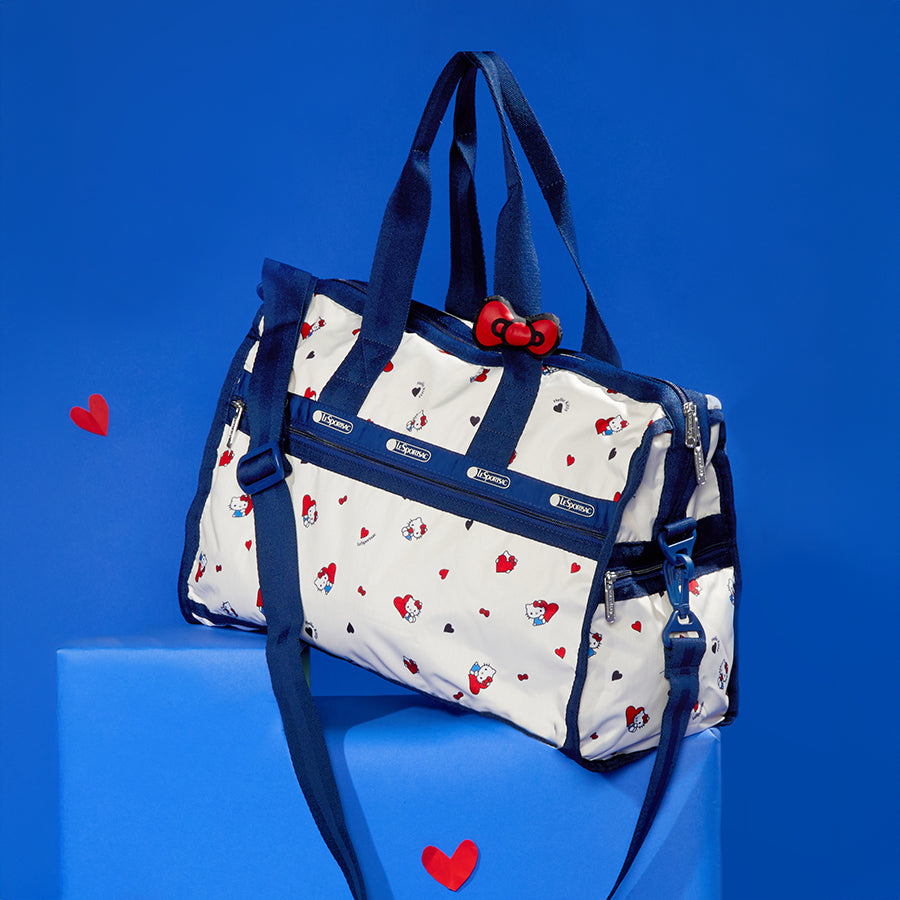 Hello Kitty LeSportsac Deluxe Medium Weekender Bag, Lots of Love