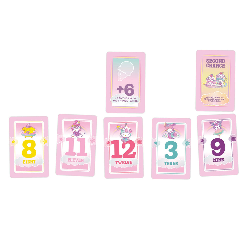 Hello Kitty and Friends Flip Seven Card Game
