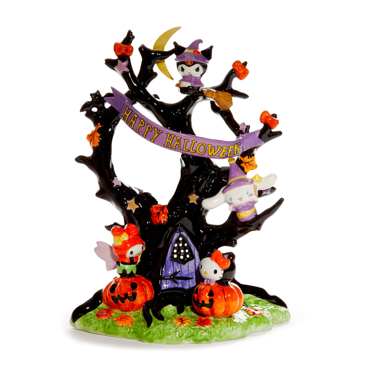 Hello Kitty and Friends Halloween Tree Ceramic Candle House