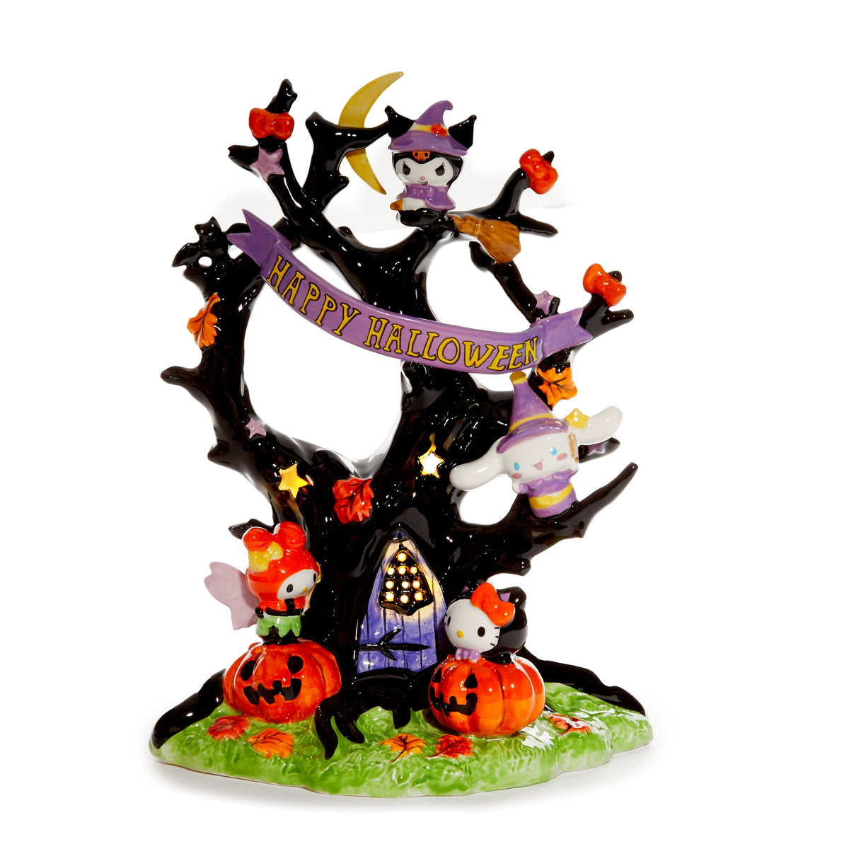 Hello Kitty and Friends Halloween Tree Ceramic Candle Lantern House