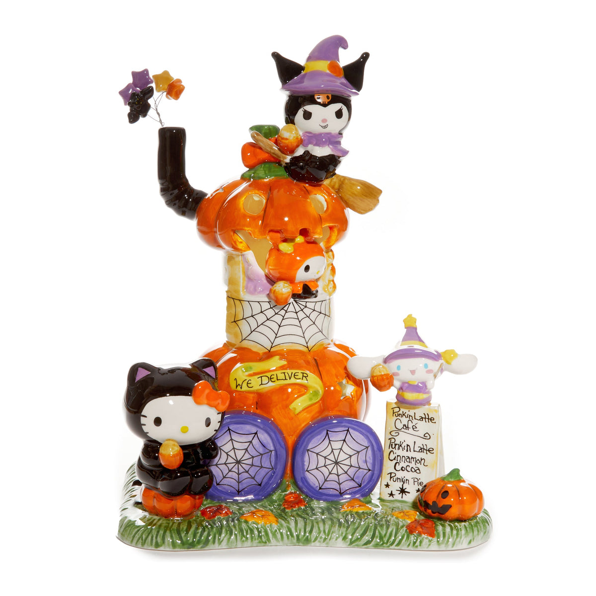Hello Kitty and Friends Pumpkin Cafe Latte Candle House