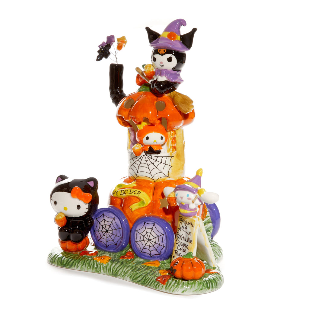 Hello Kitty and Friends Pumpkin Cafe Latte Ceramic Candle House
