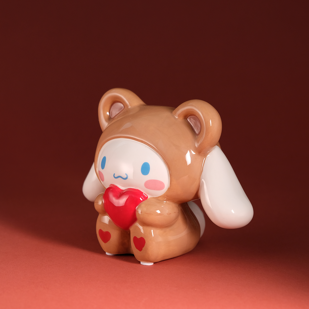 Cinnamoroll and Teddy Bear Love Ceramic Figurine