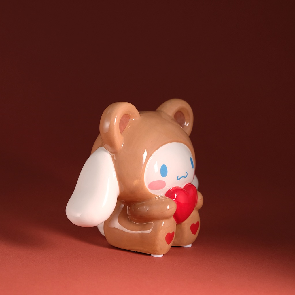 Cinnamoroll and Teddy Bear Love Ceramic Figurine