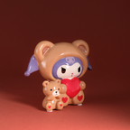 Kuromi and Teddy Bear Love Ceramic Figurine