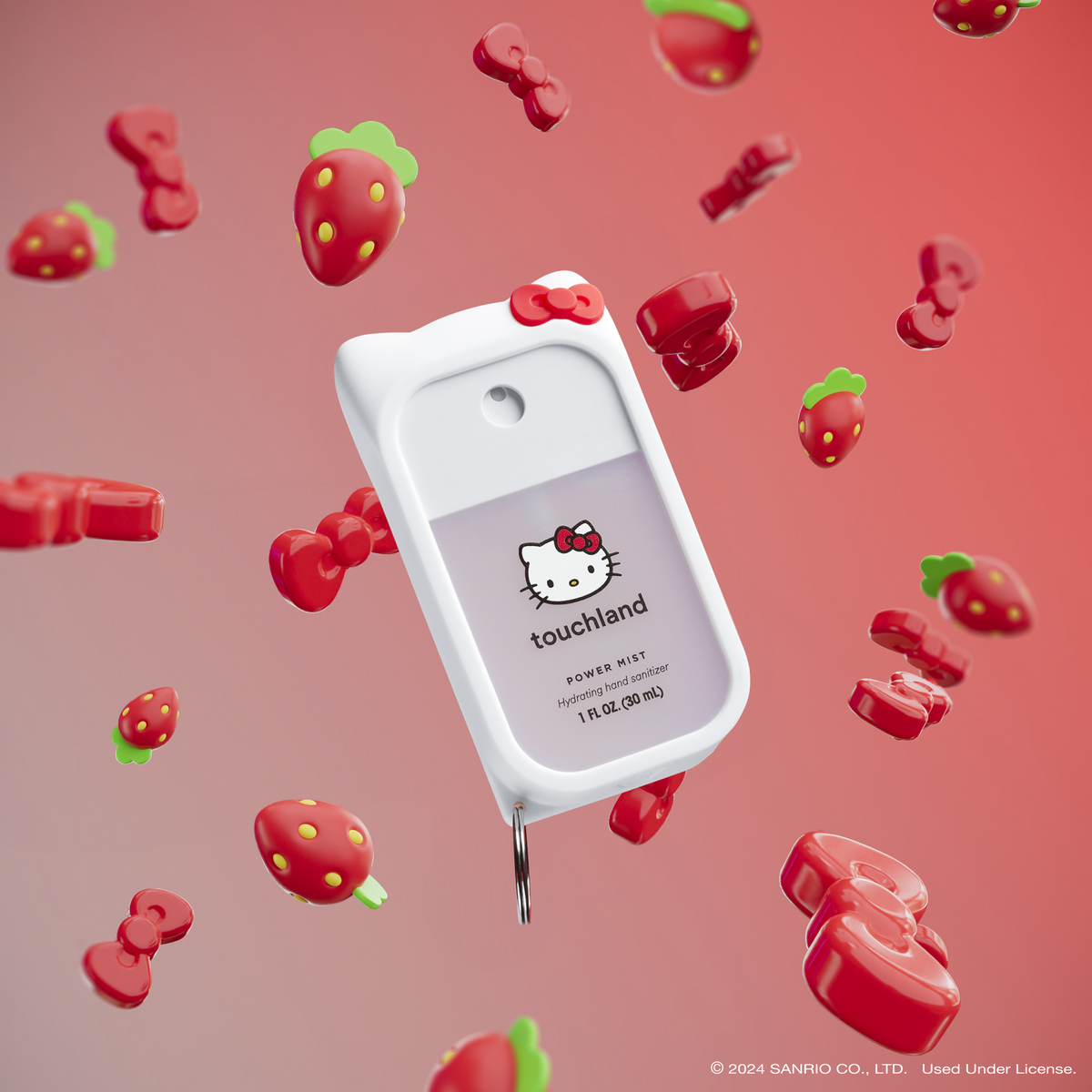 Hello Kitty Touchland Power Mist Hand Sanitizer, Berry Bliss