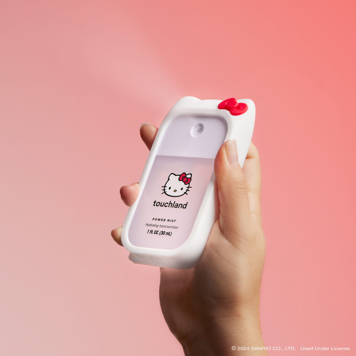 Hello Kitty Touchland Power Mist Hand Sanitizer, Berry Bliss