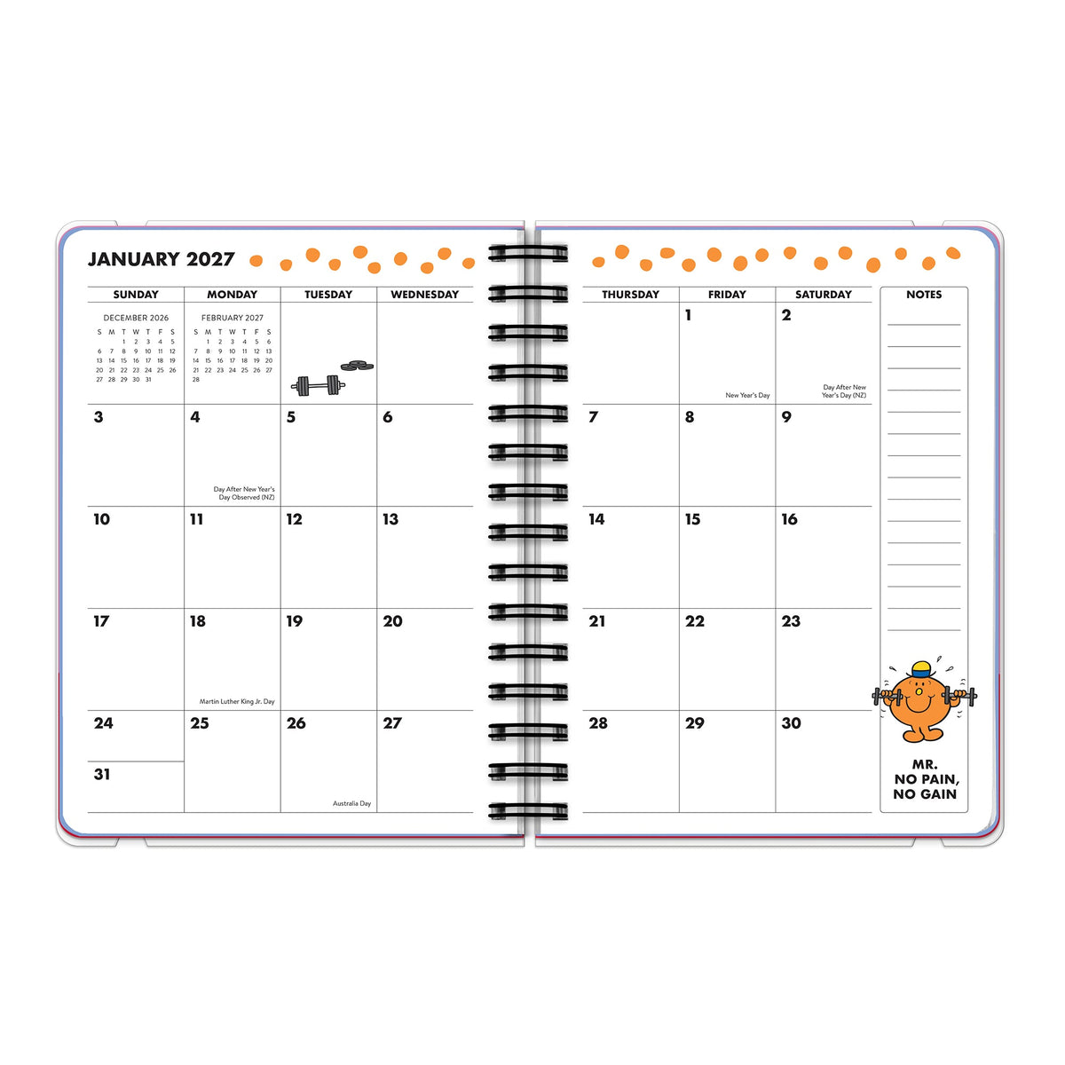 Little Miss Boss Lady 2027 Deluxe Compact Flexi Weekly Planner
