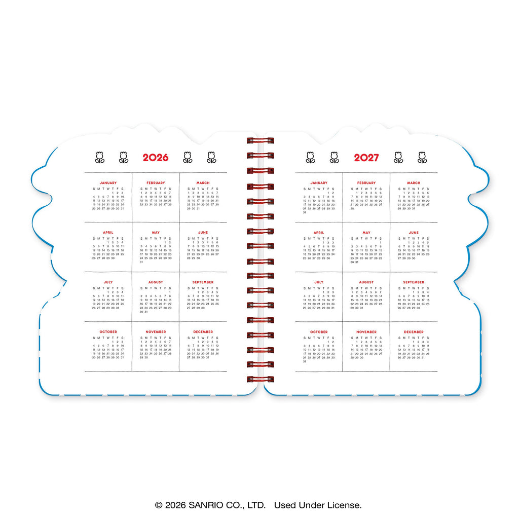 Hello Kitty and Friends 2027 Retro Die Cut Weekly Planner