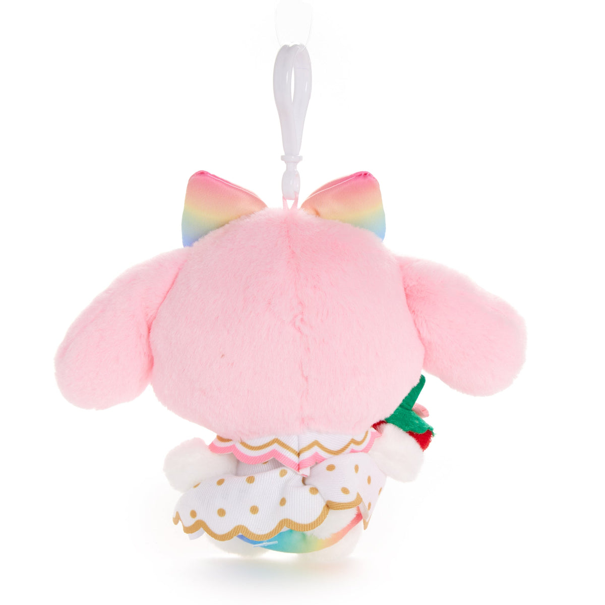 My Melody Strawberry Rainbow Plush Mascot Clip
