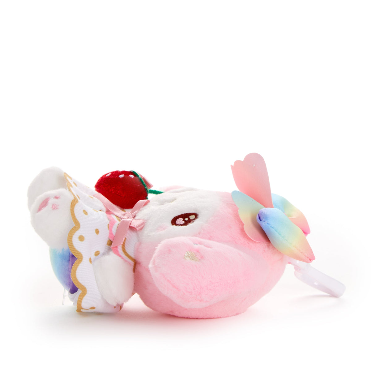 My Melody Strawberry Rainbow Plush Mascot Clip
